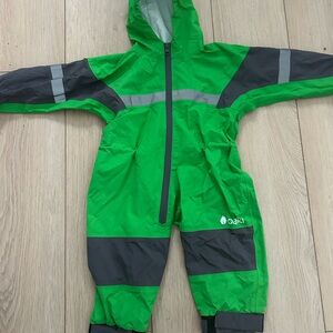 Oaki Green and Gray Kids One Piece Bodysuit